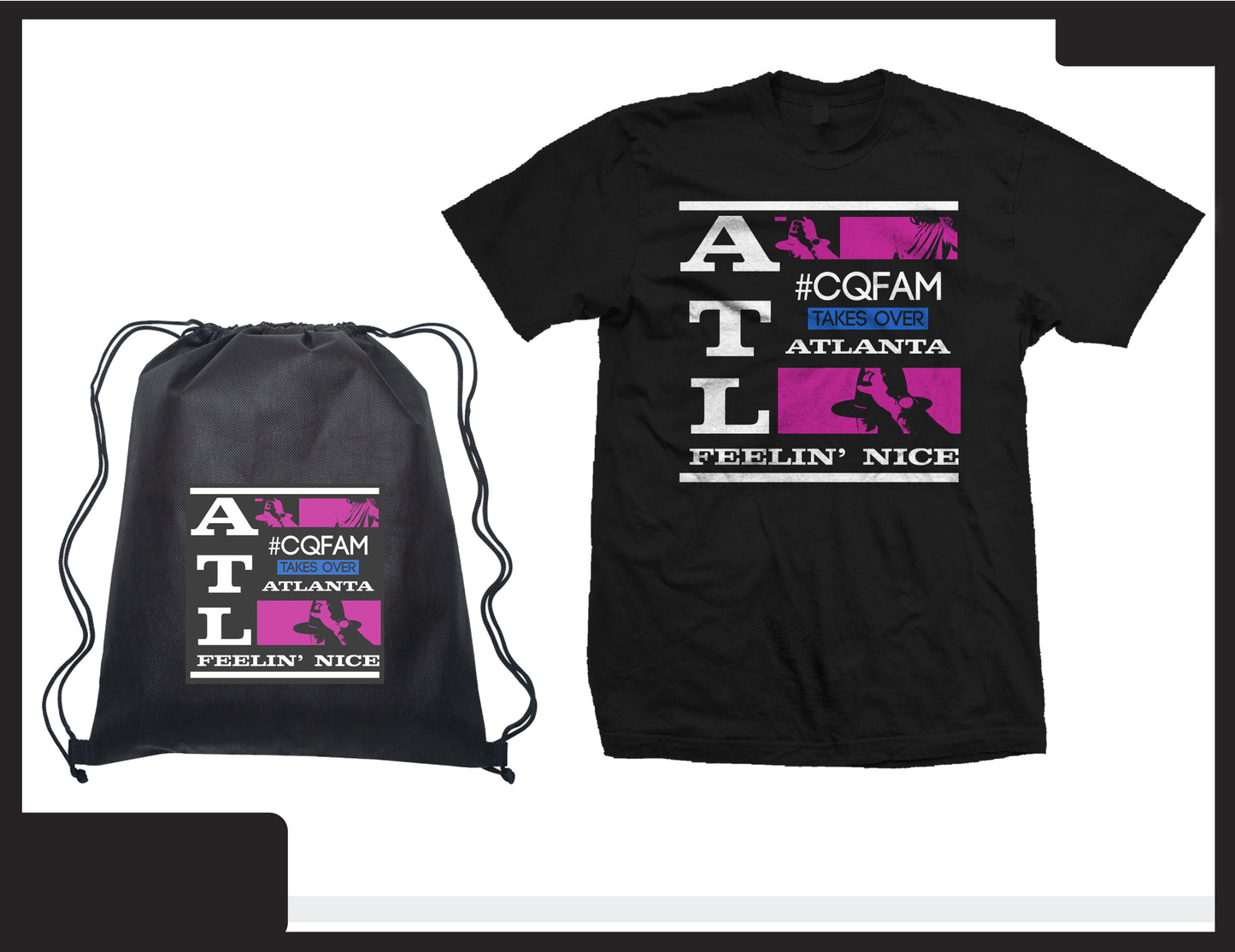 T-Shirt, Tank Top (OR) Backpack (FREE Custom Instagram handle - ADD IN NOTES AT CHECKOUT)