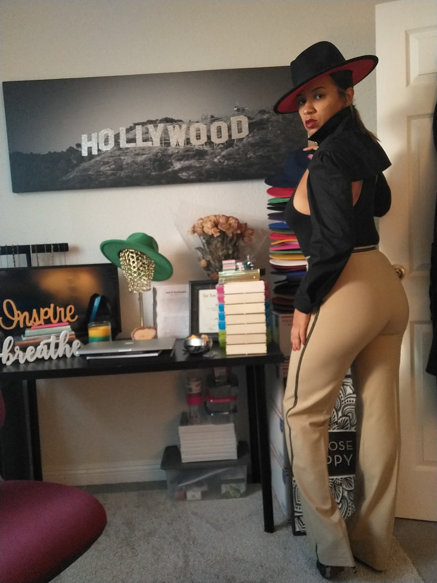 Red bottom hats & Dope hats